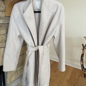 H&M Oversized Light Beige Coat
